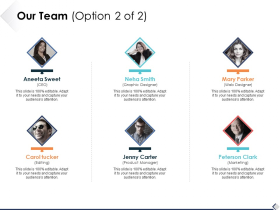 Our Team Option 2 Of 2 Ppt PowerPoint Presentation Show Topics Our Team Option 2 Of 2 Ppt PowerPoint Presentation Show Topics