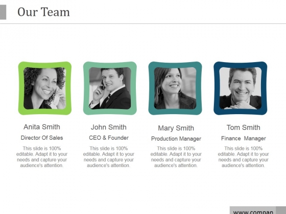 Our Team Ppt PowerPoint Presentation Deck Our Team Ppt PowerPoint Presentation Deck