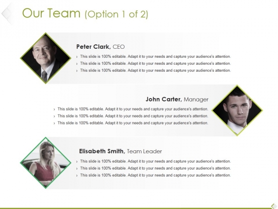 Our Team Template 1 Ppt PowerPoint Presentation Styles Show Our Team Template 1 Ppt PowerPoint Presentation Styles Show