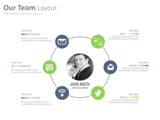 Our Team With Social Networking Powerpoint Slides Our Team With Social Networking Powerpoint Slides