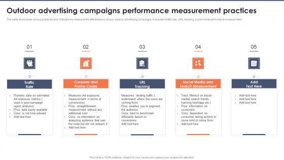 Outdoor Advertising Campaigns Performance Measurement Practices Brochure PDF