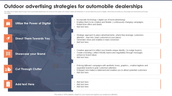 Outdoor Advertising Strategies For Automobile Dealerships Themes PDF Outdoor Advertising Strategies For Automobile Dealerships Themes PDF