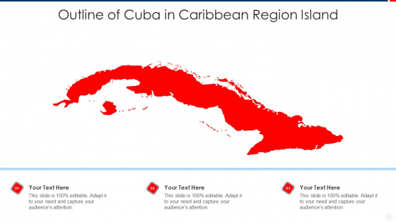 Outline Of Cuba In Caribbean Region Island Summary PDF