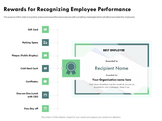 Outstanding Performer Workplace Rewards For Recognizing Employee Performance Elements PDF Outstanding Performer Workplace Rewards For Recognizing Employee Performance Elements PDF