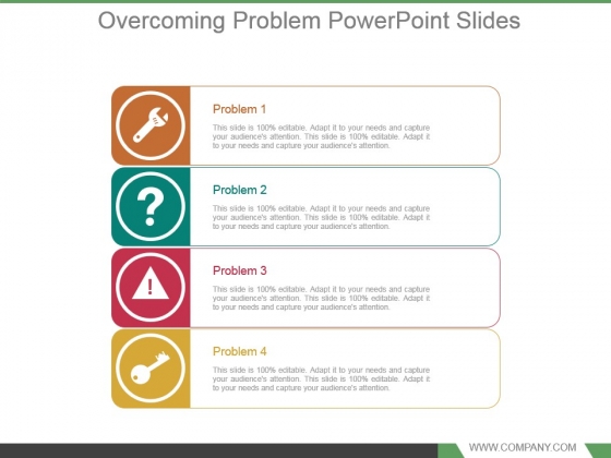Overcoming Problem Powerpoint Slides Overcoming Problem Powerpoint Slides