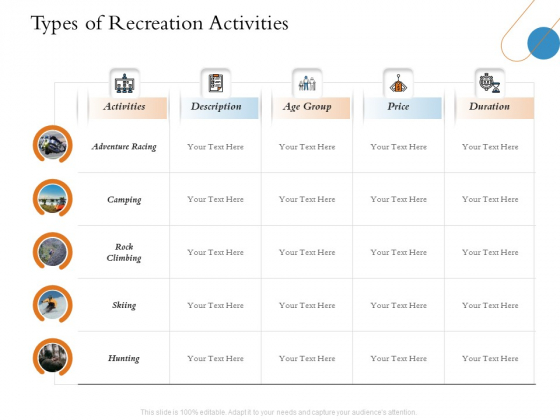 Overview Of Hospitality Industry Types Of Recreation Activities Ppt Gallery Information PDF Overview Of Hospitality Industry Types Of Recreation Activities Ppt Gallery Information PDF
