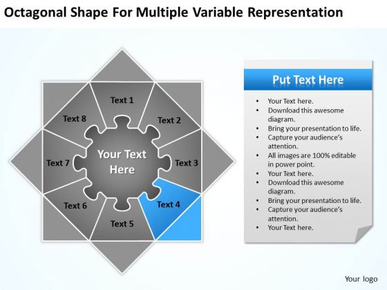 Octagonal Shape For Multiple Variable Representation Ppt Business Plan Form PowerPoint Slides Octagonal Shape For Multiple Variable Representation Ppt Business Plan Form PowerPoint Slides