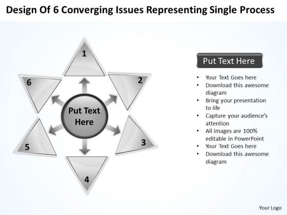 Of 6 Converging Issues Representing Single Process Cycle PowerPoint Slides Of 6 Converging Issues Representing Single Process Cycle PowerPoint Slides