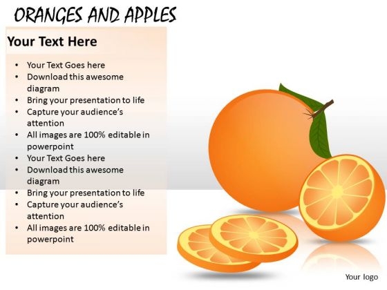 Oranges And Apples PowerPoint Graphics And Ppt Editable Slides Clipart Oranges And Apples PowerPoint Graphics And Ppt Editable Slides Clipart