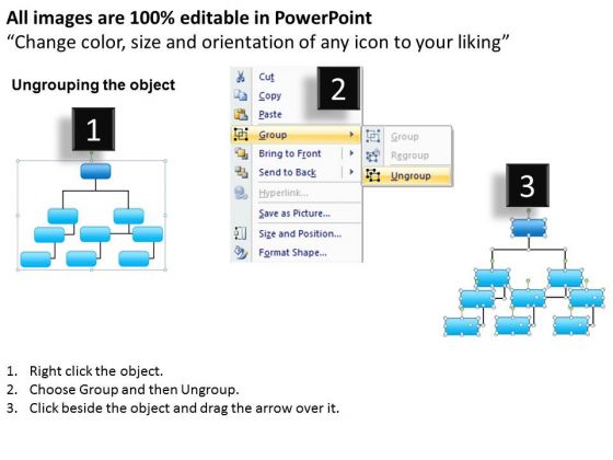 editable org chart template