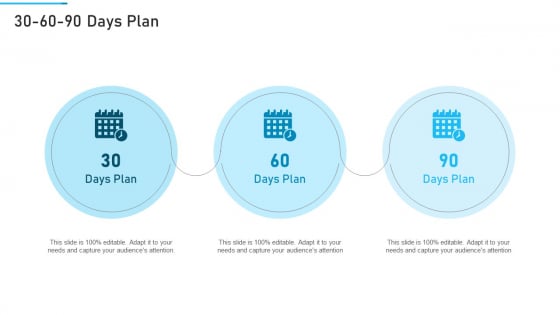 PSM Training Proposal IT 30 60 90 Days Plan Summary PDF