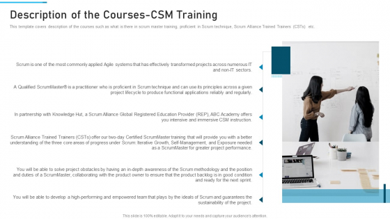 PSM Training Proposal IT Description Of The Courses CSM Training Professional PDF PSM Training Proposal IT Description Of The Courses CSM Training Professional PDF