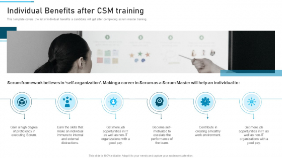 PSM Training Proposal IT Individual Benefits After CSM Training Structure PDF