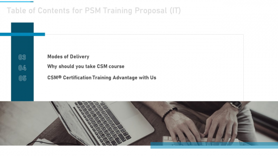 PSM_Training_Proposal_IT_Ppt_PowerPoint_Presentation_Complete_Deck_With_Slides_Slide_11