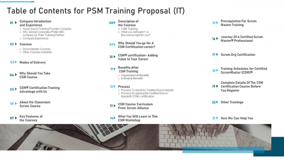 PSM_Training_Proposal_IT_Ppt_PowerPoint_Presentation_Complete_Deck_With_Slides_Slide_3