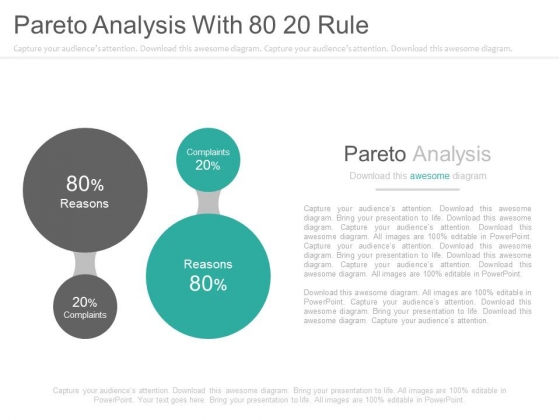 Pareto Analysis With 80 20 Rule Ppt Slides Pareto Analysis With 80 20 Rule Ppt Slides
