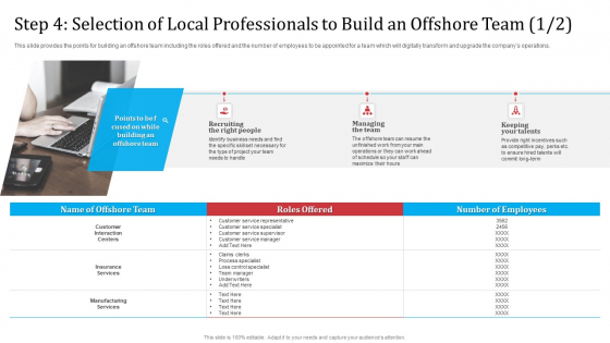 Partnership With Servicing Company Improving Internal Operations Step 4 Selection Of Local Professional PDF Partnership With Servicing Company Improving Internal Operations Step 4 Selection Of Local Professional PDF