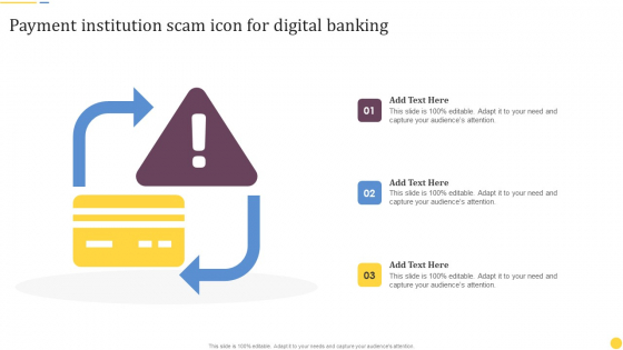 Payment Institution Scam Icon For Digital Banking Portrait PDF Payment Institution Scam Icon For Digital Banking Portrait PDF