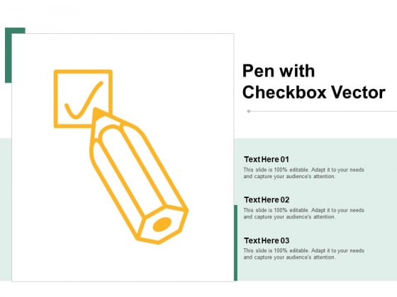 Pen With Checkbox Vector Ppt Powerpoint Presentation Portfolio Ideas Pen With Checkbox Vector Ppt Powerpoint Presentation Portfolio Ideas