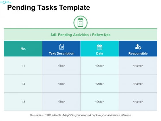Pending Tasks Template Ppt PowerPoint Presentation Inspiration Grid Pending Tasks Template Ppt PowerPoint Presentation Inspiration Grid