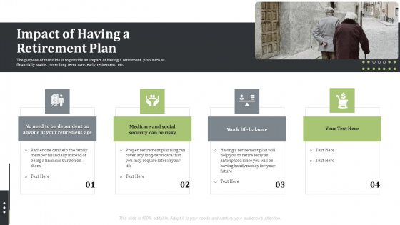 Pension Alimony Impact Of Having A Retirement Plan Icons PDF Pension Alimony Impact Of Having A Retirement Plan Icons PDF