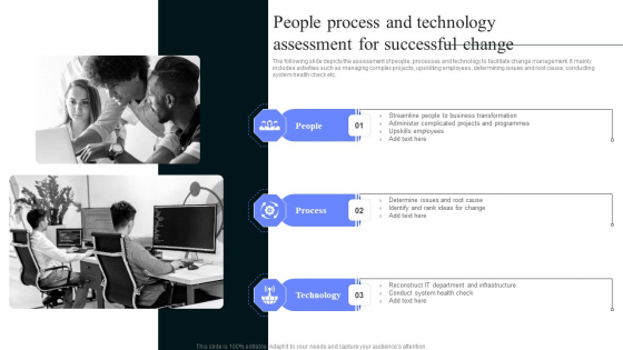 People Process And Technology Assessment For Successful Change Introduction PDF