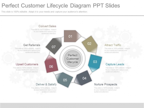 Perfect Customer Lifecycle Diagram Ppt Slides