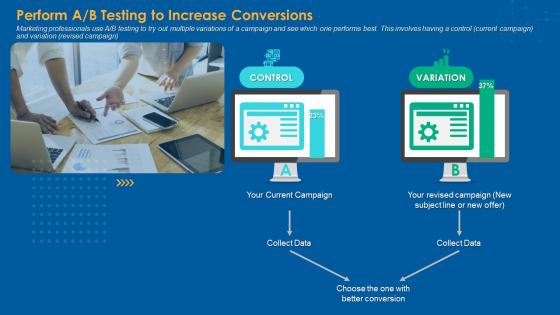 Perform A B Testing To Increase Conversions Introduction PDF Perform A B Testing To Increase Conversions Introduction PDF
