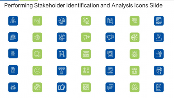 Performing Stakeholder Identification And Analysis Icons Slide Inspiration PDF Performing Stakeholder Identification And Analysis Icons Slide Inspiration PDF