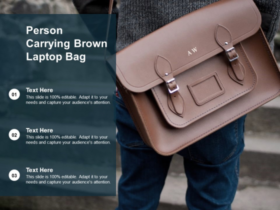 Person Carrying Brown Laptop Bag Ppt Powerpoint Presentation Model Background Image Person Carrying Brown Laptop Bag Ppt Powerpoint Presentation Model Background Image