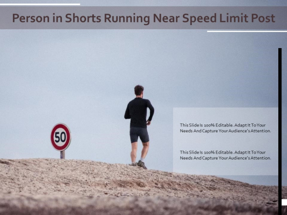 Person In Shorts Running Near Speed Limit Post Ppt PowerPoint Presentation Gallery File Formats PDF Person In Shorts Running Near Speed Limit Post Ppt PowerPoint Presentation Gallery File Formats PDF