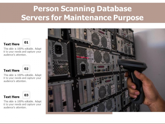 Person Scanning Database Servers For Maintenance Purpose Ppt PowerPoint Presentation File Graphics PDF Person Scanning Database Servers For Maintenance Purpose Ppt PowerPoint Presentation File Graphics PDF