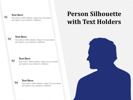 Person Silhouette With Text Holders Ppt PowerPoint Presentation File Samples PDF Person Silhouette With Text Holders Ppt PowerPoint Presentation File Samples PDF