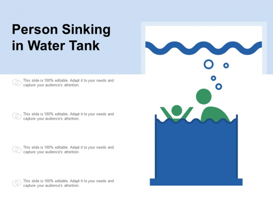 Person Sinking In Water Tank Ppt PowerPoint Presentation File Demonstration