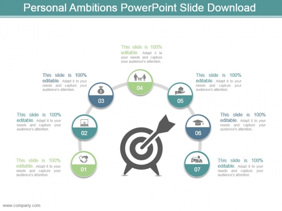 personal ambitions powerpoint slide download powerpoint templates