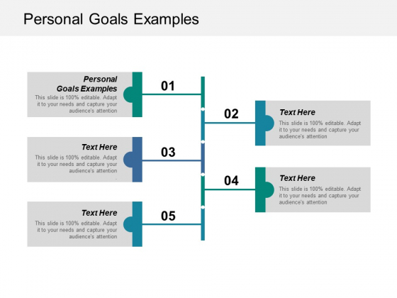 Personal Goals Examples Ppt PowerPoint Presentation Pictures Smartart Cpb