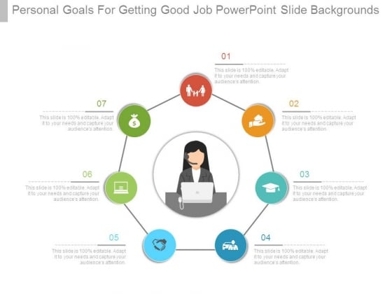 Personal Goals For Getting Good Job Powerpoint Slide Backgrounds
