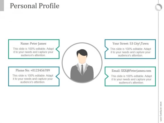 Personal Profile Ppt PowerPoint Presentation Introduction