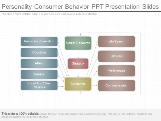 Personality Consumer Behavior Ppt Presentation Slides