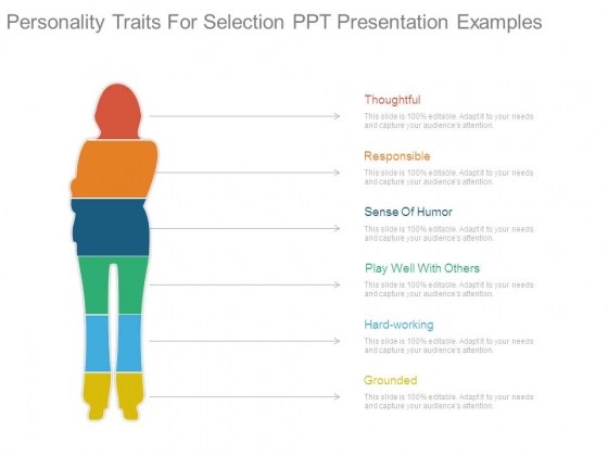 Personality Traits For Selection Ppt Presentation Examples Personality Traits For Selection Ppt Presentation Examples