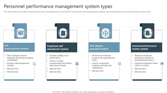 Personnel Performance Management System Types Sample PDF