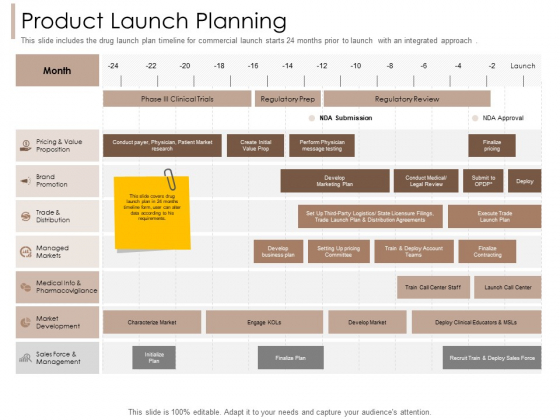 Pharmaceutical Marketing Strategies Product Launch Planning Ppt Model Icon PDF