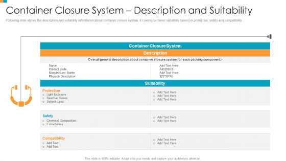 Pharmaceutical Transformation For Inclusive Goods Container Closure System Description And Suitability Graphics PDF Pharmaceutical Transformation For Inclusive Goods Container Closure System Description And Suitability Graphics PDF