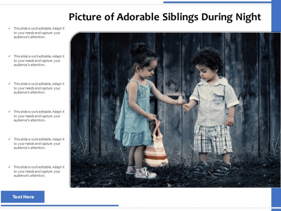 Picture Of Adorable Siblings During Night Ppt PowerPoint Presentation Icon Slideshow PDF Picture Of Adorable Siblings During Night Ppt PowerPoint Presentation Icon Slideshow PDF