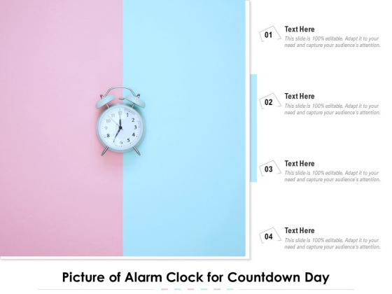 Picture Of Alarm Clock For Countdown Day Ppt PowerPoint Presentation Layouts Guide PDF
