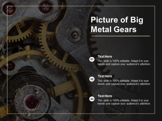 Picture Of Big Metal Gears Ppt PowerPoint Presentation Pictures Tips Picture Of Big Metal Gears Ppt PowerPoint Presentation Pictures Tips