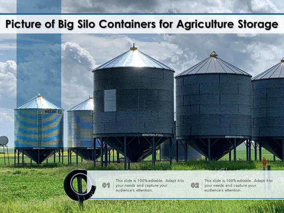 Picture Of Big Silo Containers For Agriculture Storage Ppt PowerPoint Presentation Gallery Layouts PDF Picture Of Big Silo Containers For Agriculture Storage Ppt PowerPoint Presentation Gallery Layouts PDF