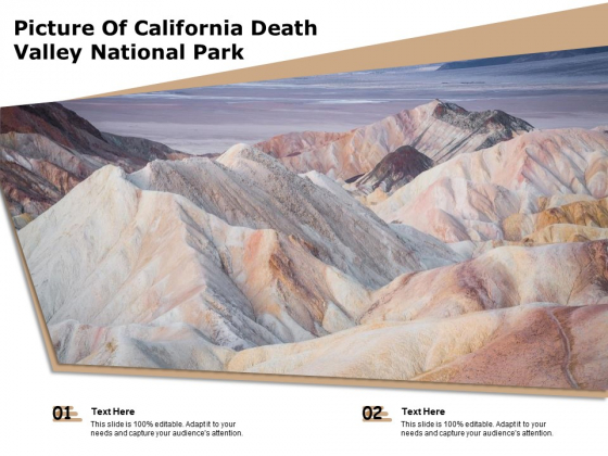 Picture Of California Death Valley National Park Ppt PowerPoint Presentation Icon Professional