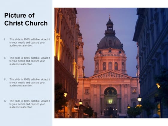 Picture Of Christ Church Ppt PowerPoint Presentation Professional Microsoft