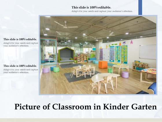 Picture Of Classroom In Kinder Garten Ppt PowerPoint Presentation File Shapes PDF